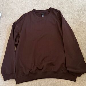 Classic Crewneck Men's Sweater in  Brown from H&M